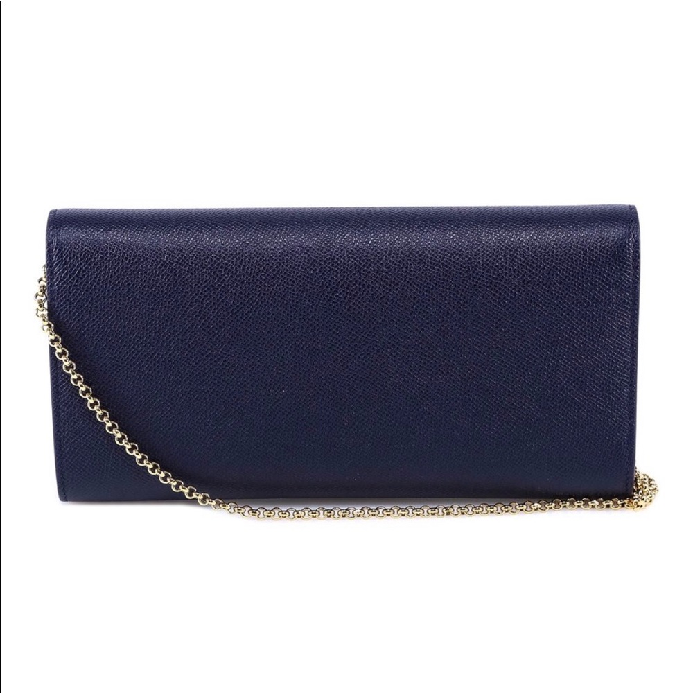 SALVATORE FERRAGAMO gancio chain strap clutch 318 - Picture 4 of 6